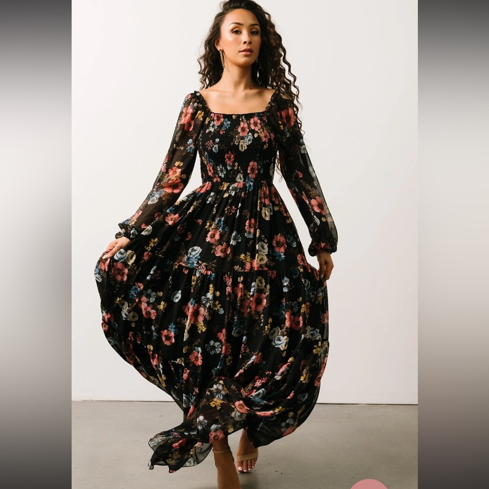 Isabela Smocked Maxi Dress